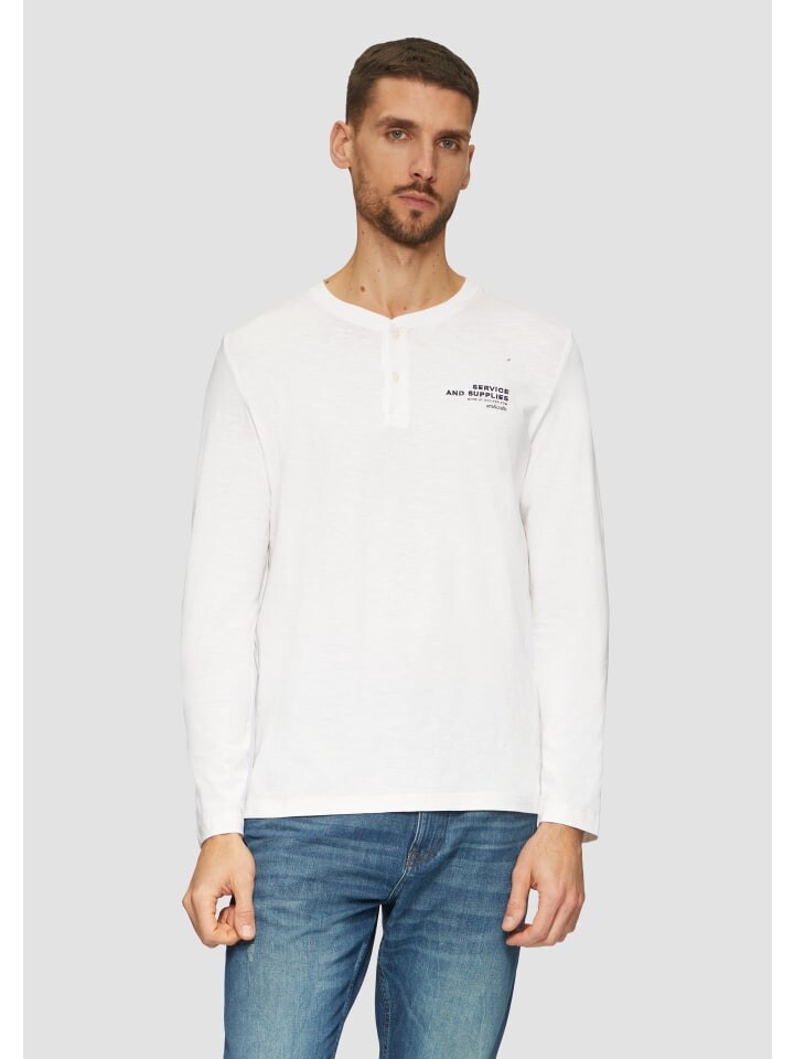 

Футболка s.Oliver T-Shirt langarm, белый