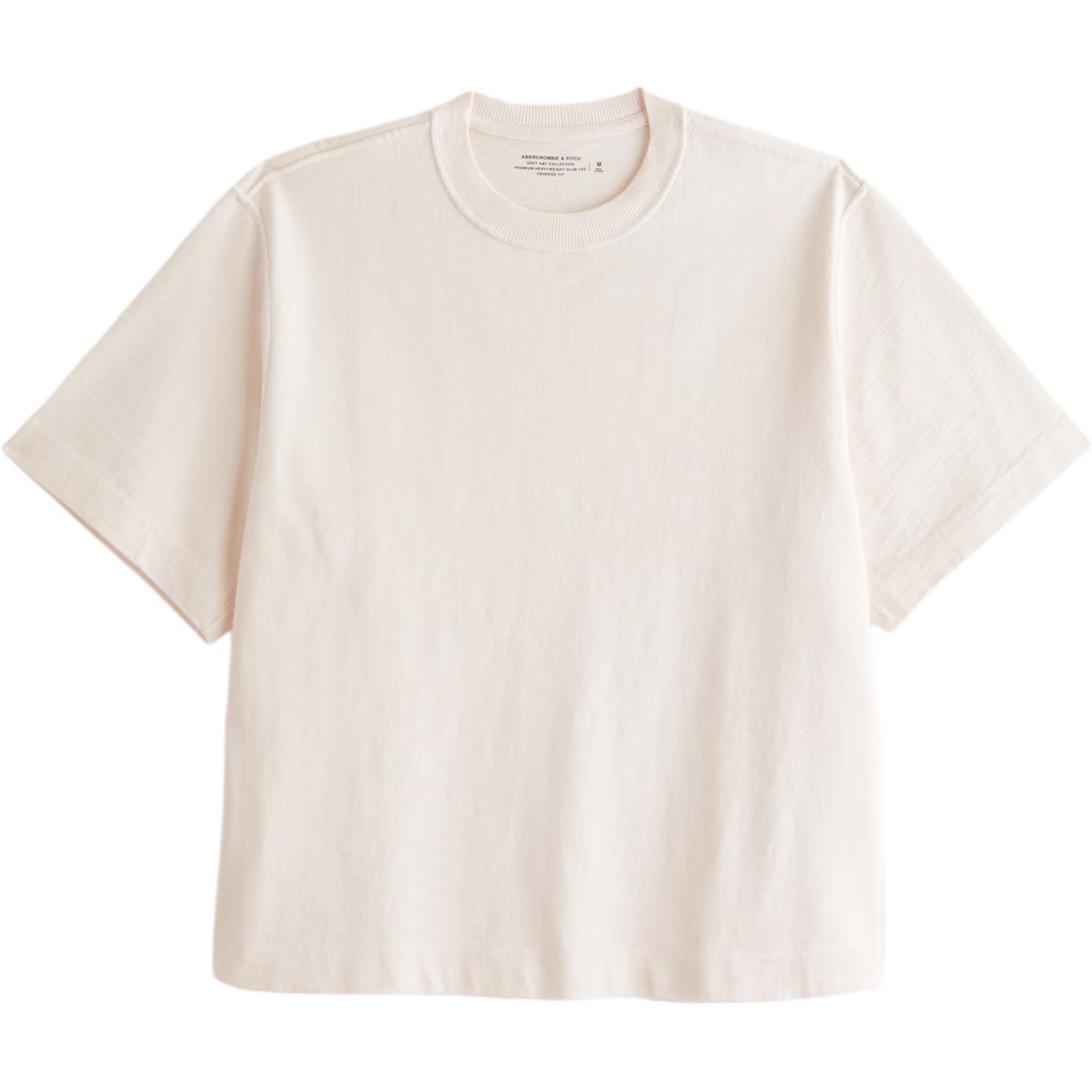 

Abercrombie＆Fitch Футболка мужская cream