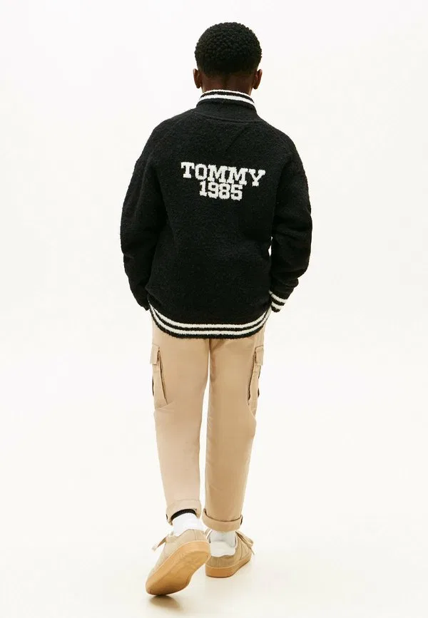 Толстовка на молнии с логотипом Tommy Hilfiger, Black — фото 3
