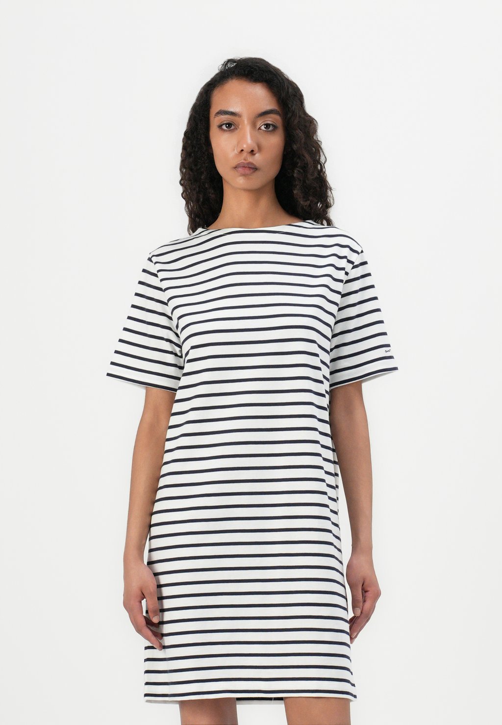 

Платье из джерси BRETON DRESS GANT, темно-синий