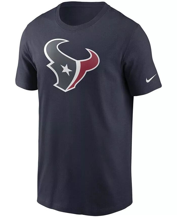 Мужская темно-синяя футболка с логотипом Houston Texans Primary Nike — фото 2