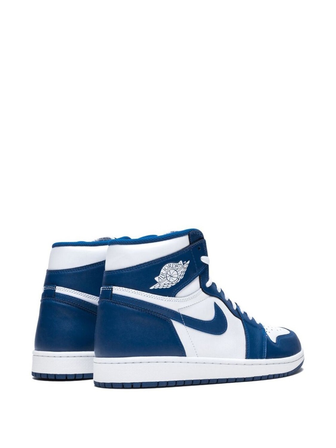 Кроссовки Jordan Air Jordan 1 Retro High OG, белый/синий — фото 3