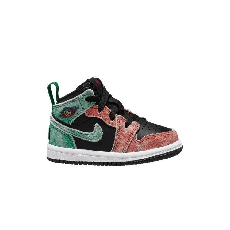

Кроссовки Air Jordan 1 Mid SE TD, черный