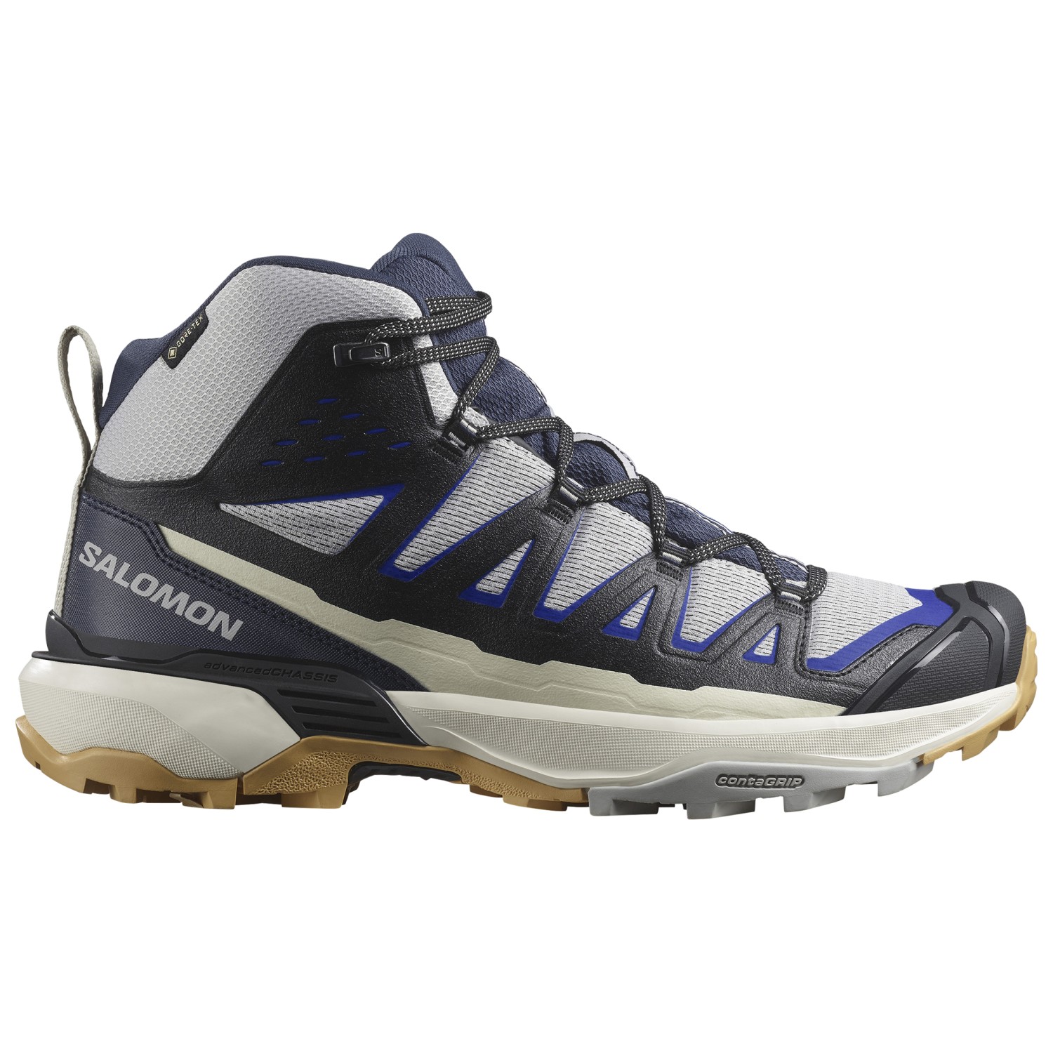 

Походная обувь Salomon X Ultra 360 Edge Mid GTX, цвет Gray Violet/Black/Surf The Web