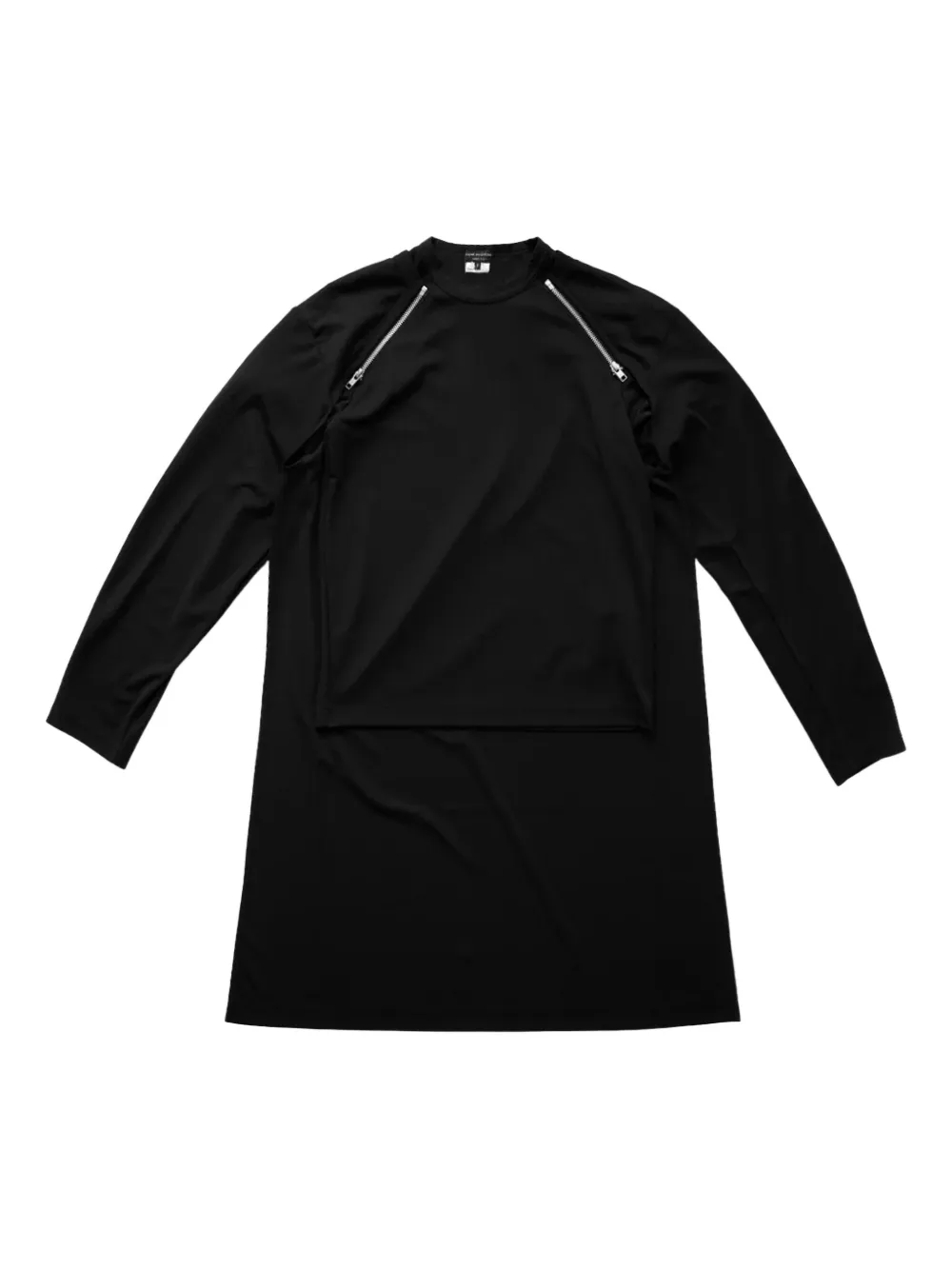 

Длинная футболка с молнией Comme des Garçons Homme, черный