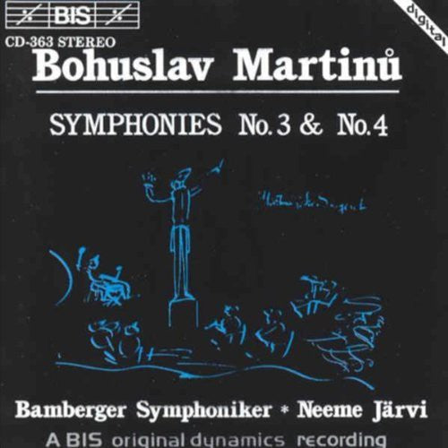 

CD диск Martinu / Jarvi / Bamberg So: Symphonies 3 & 4