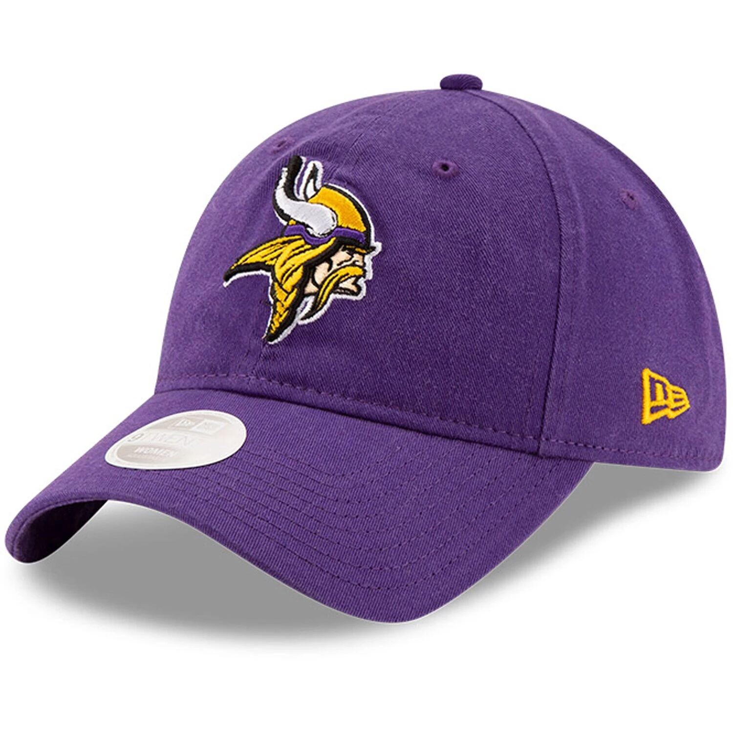 

Женская классическая регулируемая шляпа New Era Purple Minnesota Vikings Core 9TWENTY New Era