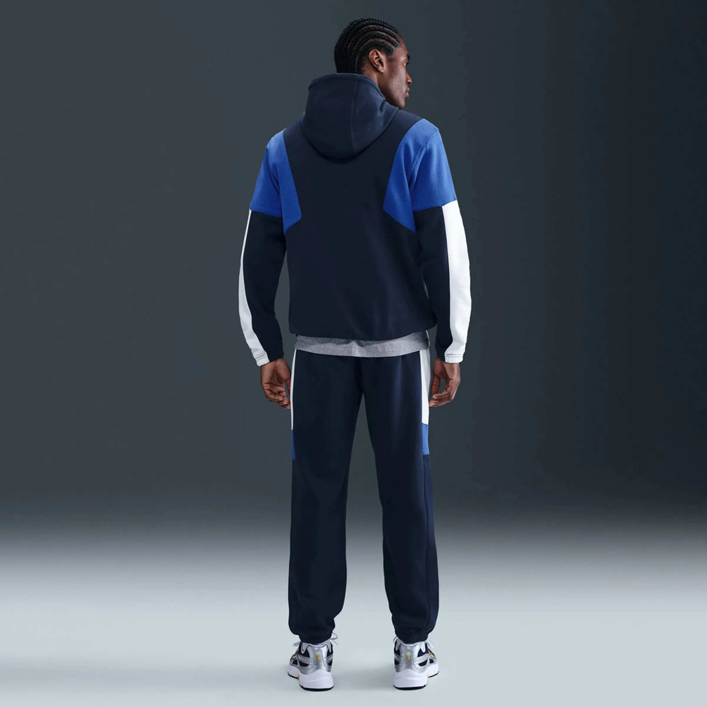 Мужской спортивный костюм Club Fleece Hded Track Gx Nike, синий — фото 2