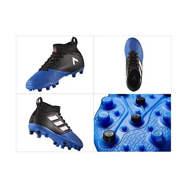 Детские футбольные бутсы Adidas Ace 17.3-Japan HG J, черный/синий, размер 17.0cm - 27 RU — фото 3