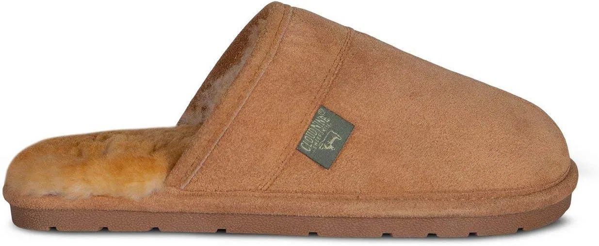 Тапочки из овчины, на мягкой подошве, Chestnut Cloud Nine Sheepskin