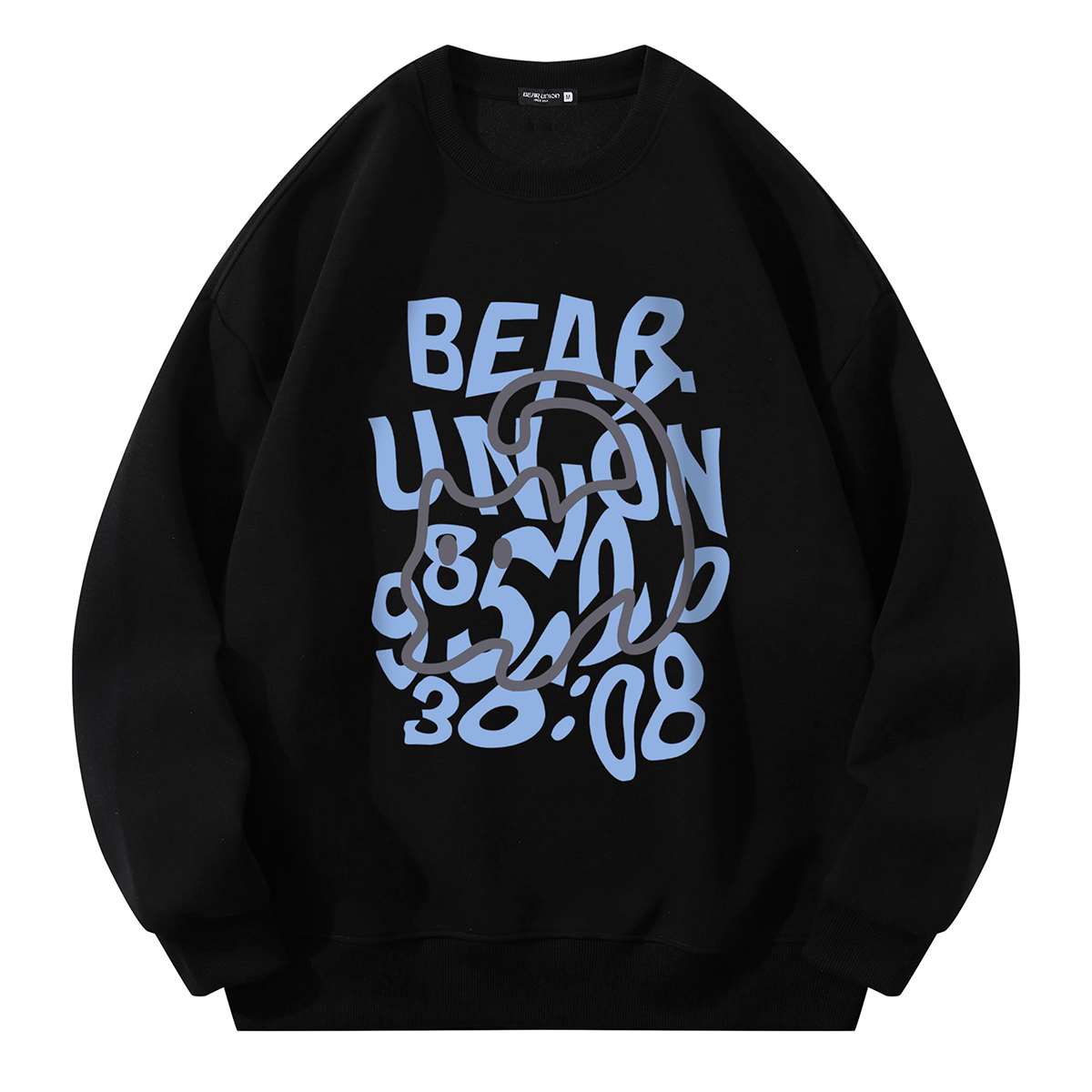

Свитшот унисекс BEAR UNION, черный