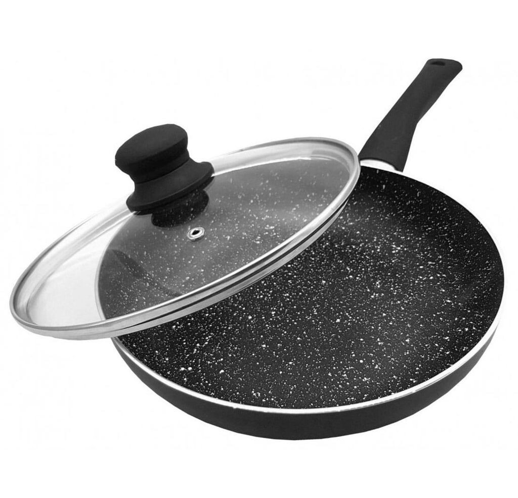 

Сковорода Kinghoff с мраморным покрытием. 26см KH3958, черный