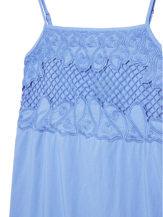 Летнее платье стандартный крой 4Q2LCV03H United Colors Of Benetton, синий — фото 3