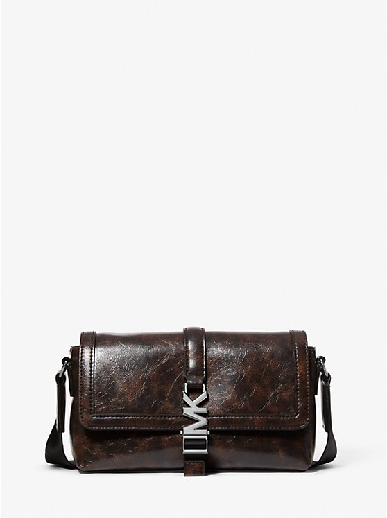 

Небольшая сумка Cyrus через плечо с эффектом потертости Michael Kors, коричневый
