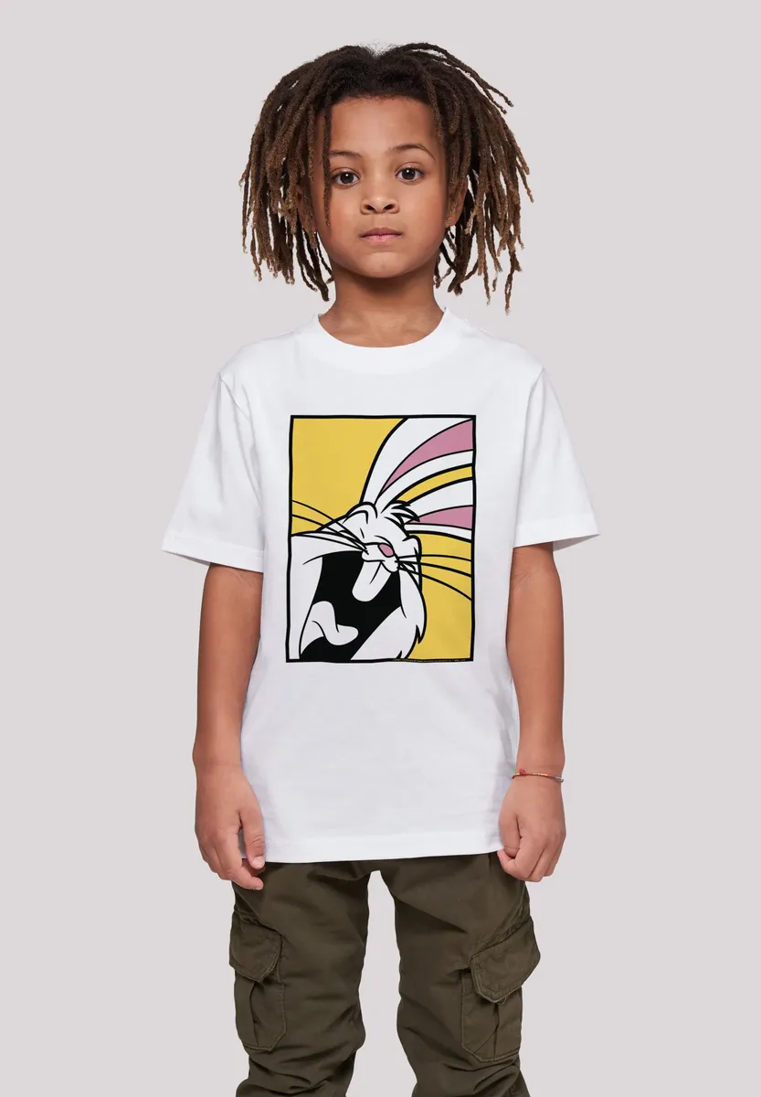 

Футболка F4NT4STIC "Looney Tunes Bugs Bunny Laughing", принт, белый