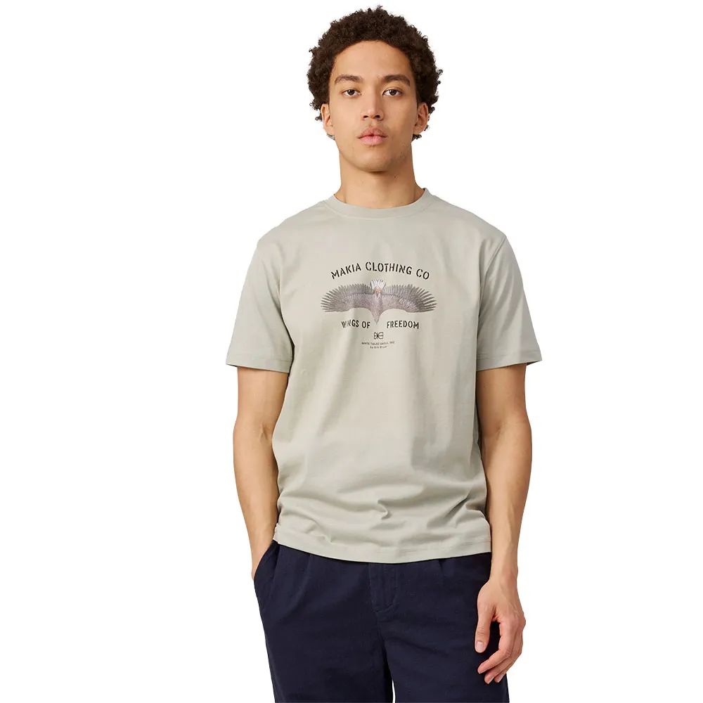 

Футболка с коротким рукавом Makia Eagle, бежевый