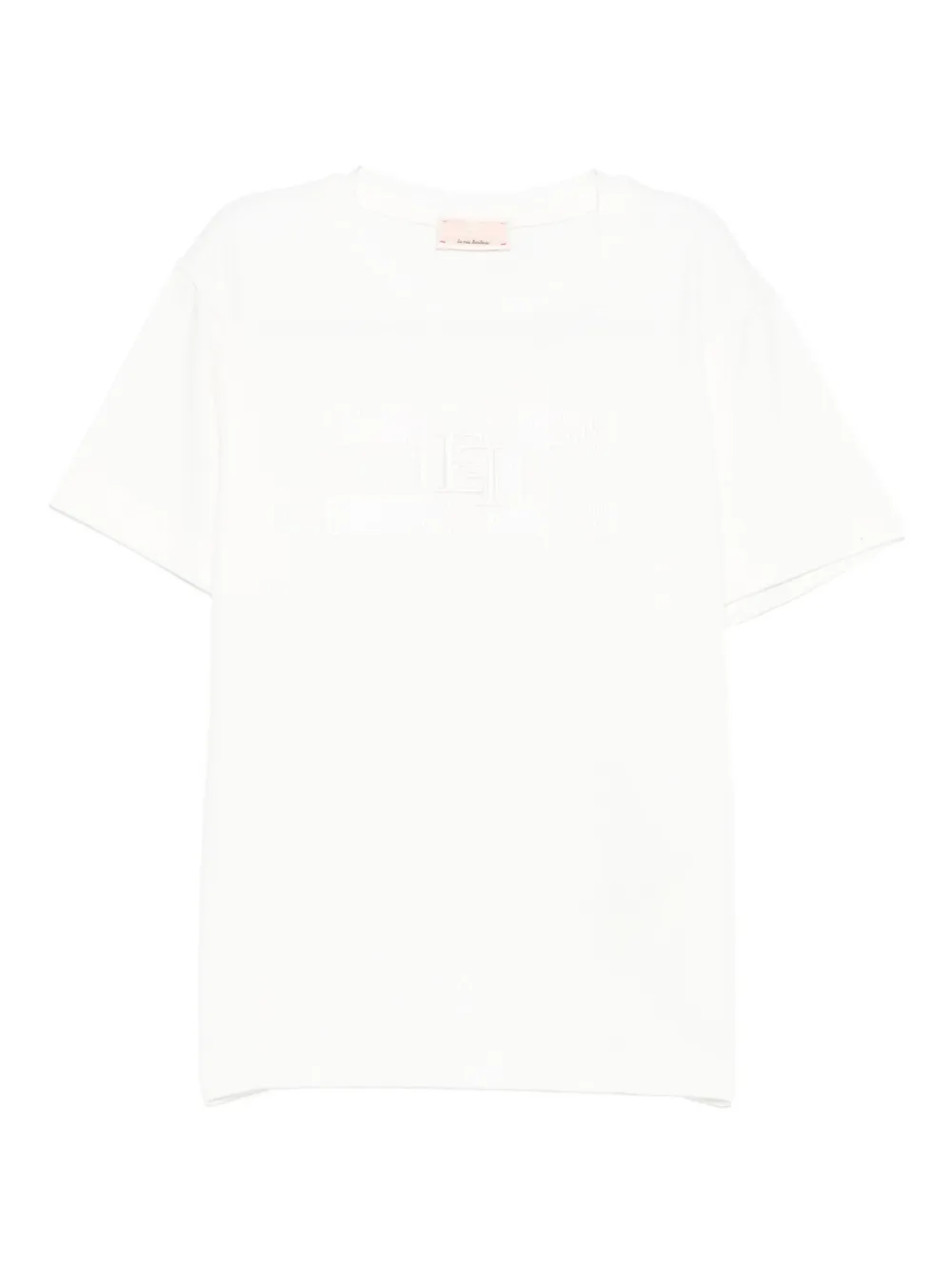 

Футболка с вышитым логотипом Elisabetta Franchi La Mia Bambina, белый