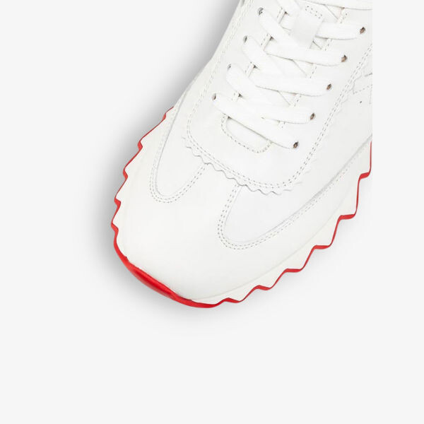 Кожаные кроссовки Loubishark Donna Christian Louboutin, цвет bianco — фото 2