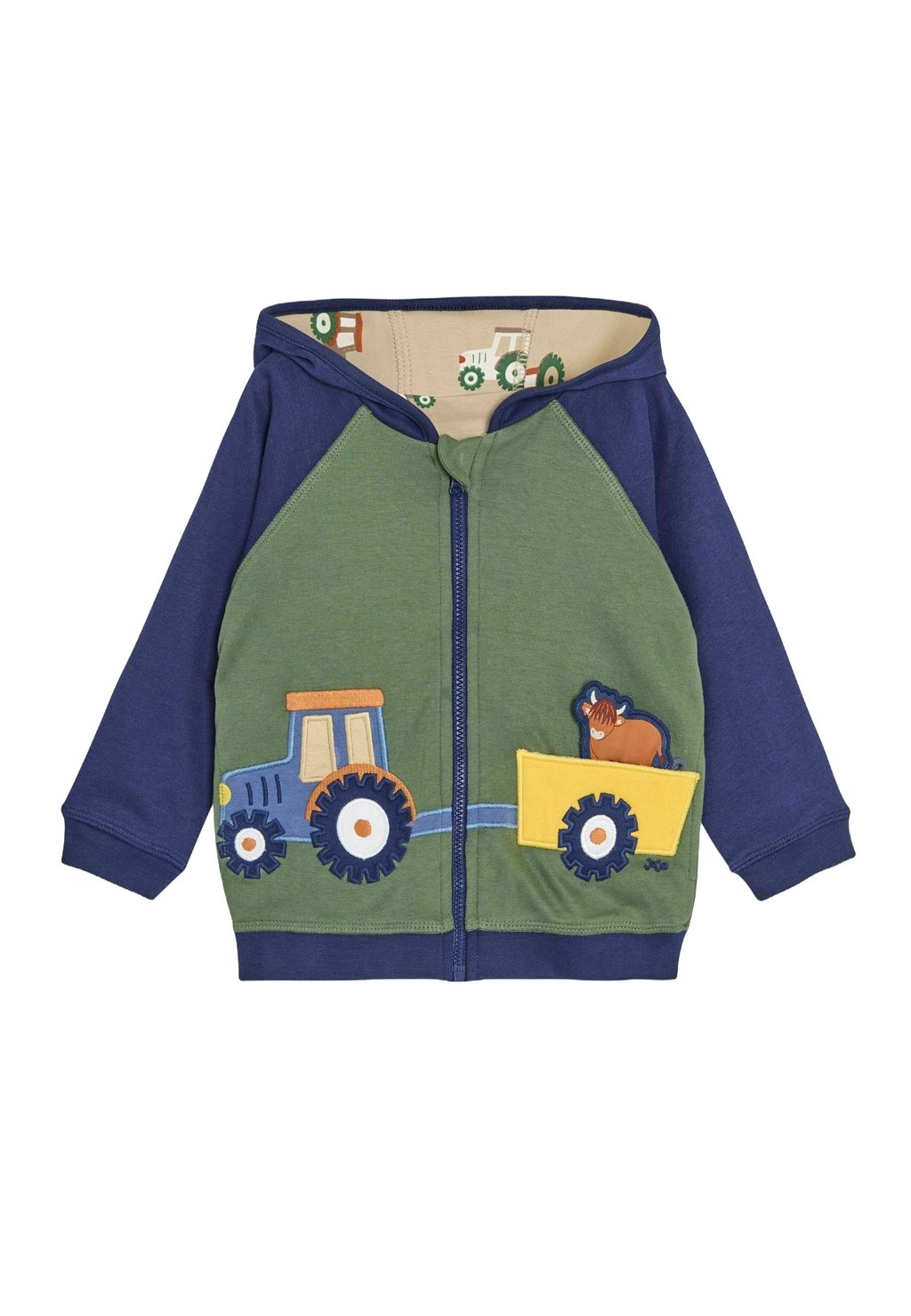 

Толстовка на молнии REGULAR FIT JoJo Maman Bébé, синий