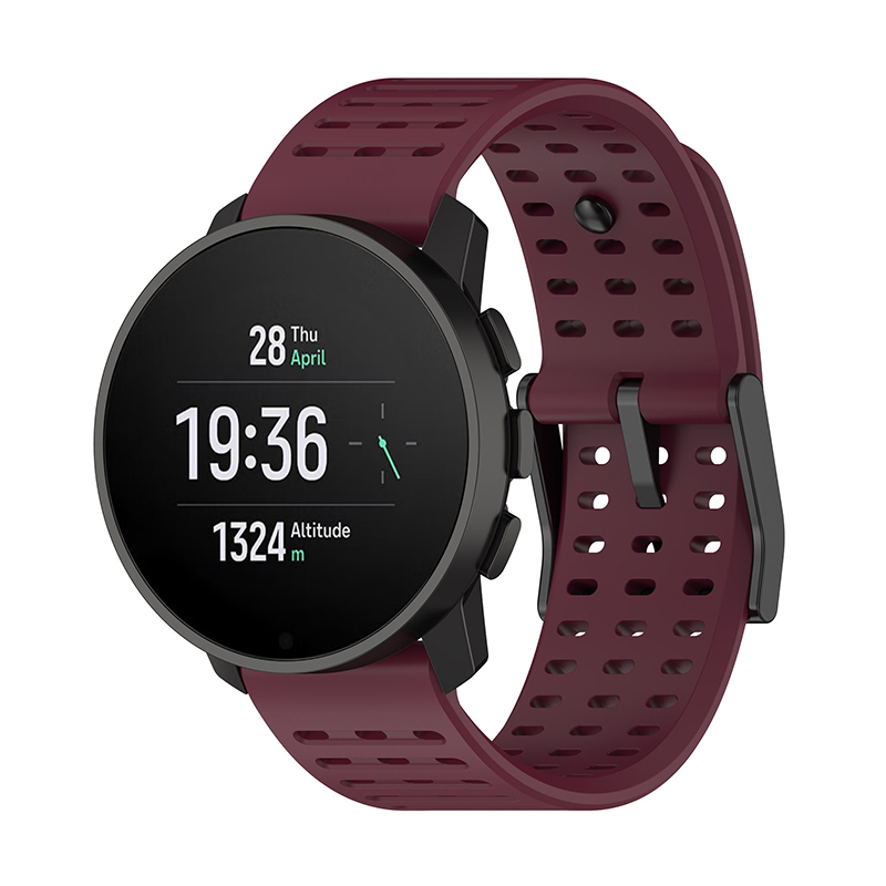 

IBOANN Часы Strap Otto Compatibility Silicone Material, Burgundy