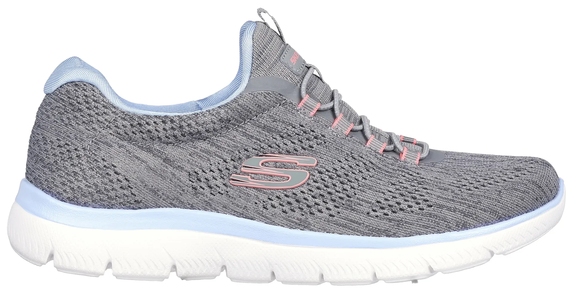 Кроссовки-слипоны Skechers "SUMMITS-FUN FLARE", веганские, розовый — фото 3