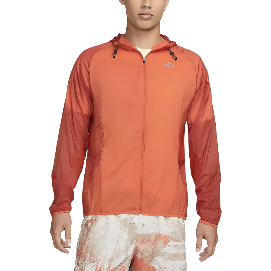 Куртка Trail Aireez Nike, Vintage Coral/Sky Dragon Red/Black — фото 4