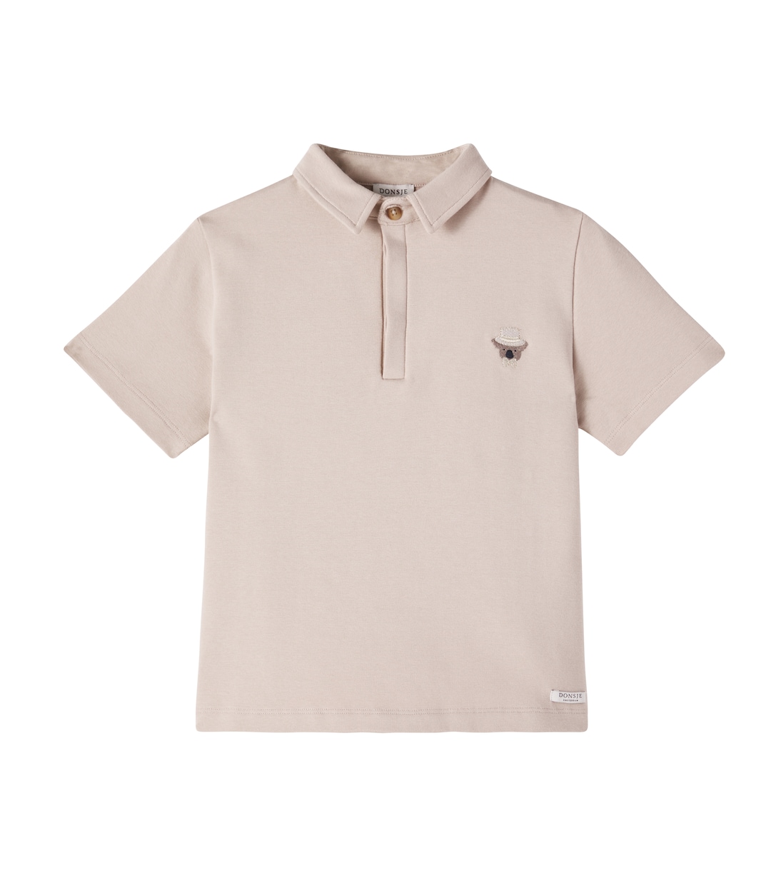

Поло Wouti из хлопковой смеси Donsje, Soft Taupe
