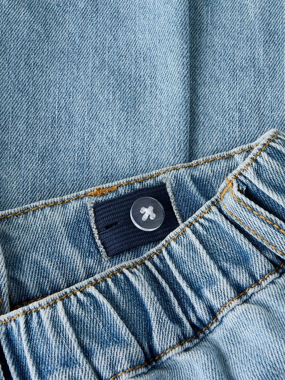 Шорты-юбка джинсовые light blue denim, Name it — фото 4