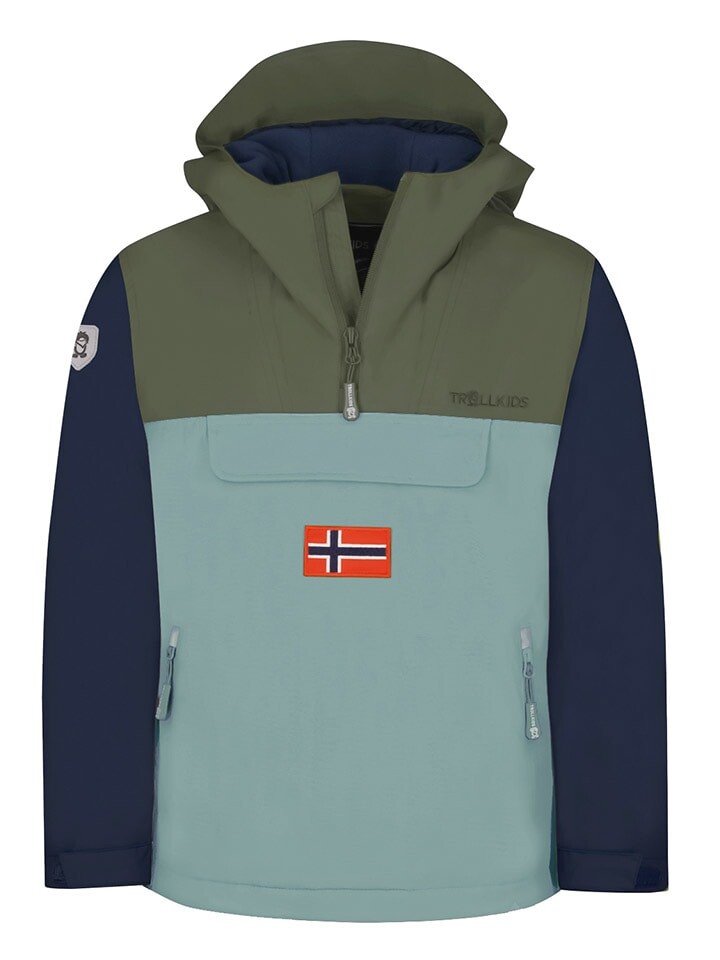 

Зимняя куртка Trollkids Winterjacke Kirkenes, цвет Türkis/Dunkelblau/Khaki