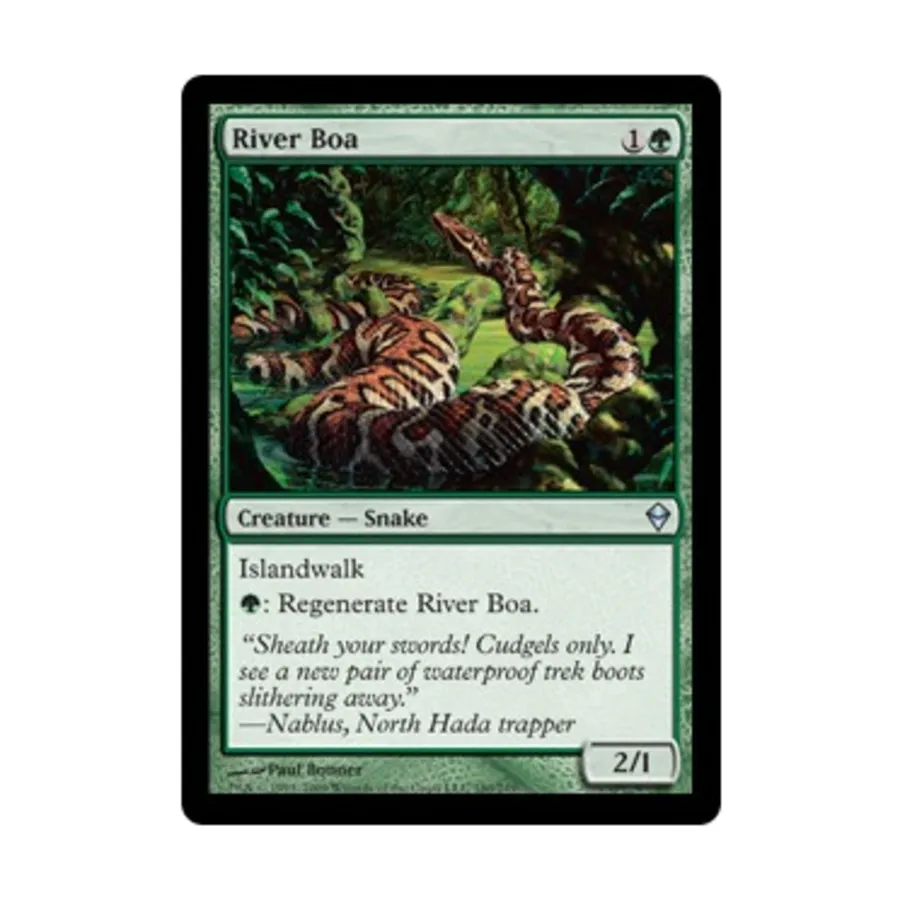 

CCG Ривер Боа (U), MTG - Zendikar