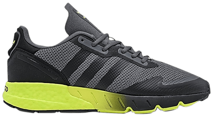 

Кроссовки adidas ZX 1K Boost 'Grey Solar Yellow', серый