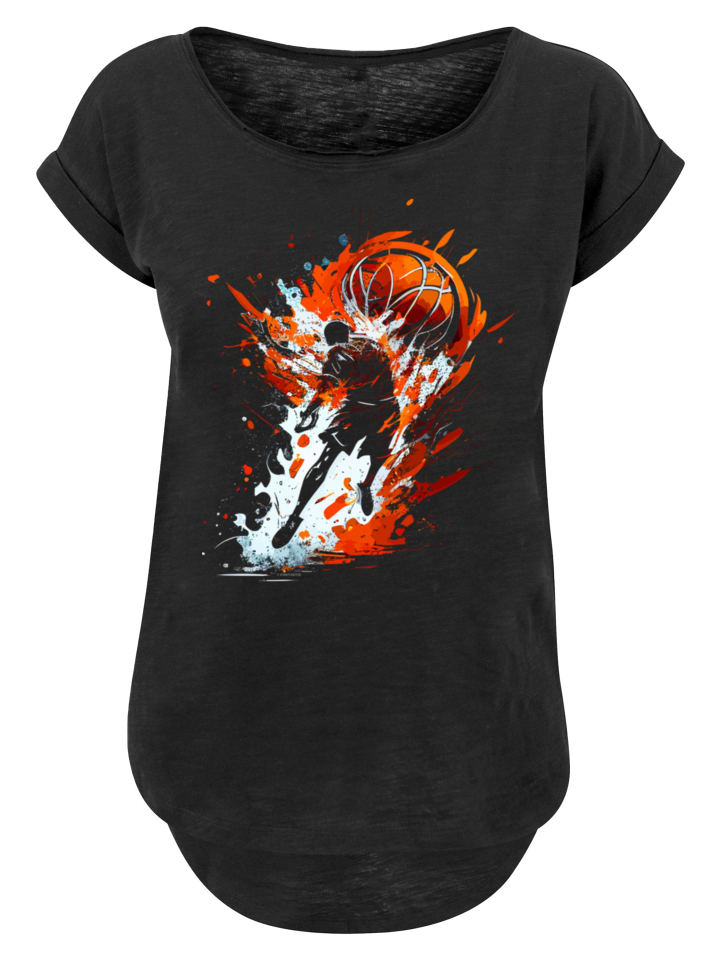 

Длинная футболка Basketball Splash Orange Sport LONG черного цвета F4NT4STIC, Черный, Длинная футболка Basketball Splash Orange Sport LONG черного цвета F4NT4STIC