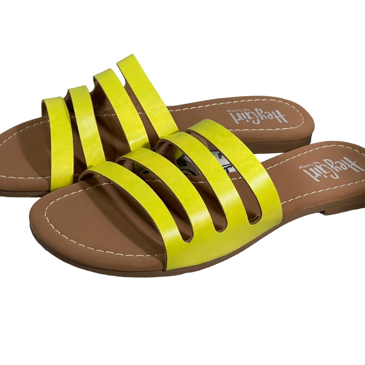Женские сандалии бикини желтого цвета Corkys Footwear