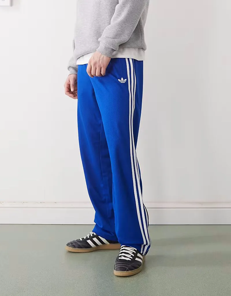 Спортивные брюки Adidas Originals Firebird adicolor mesh синего цвета
