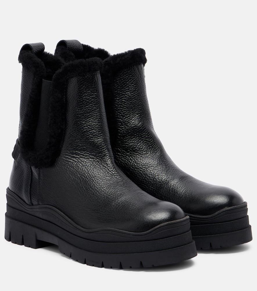 Кожаные челси Arosa с подкладкой из овчины Bogner, Black