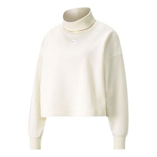 

Свитер classics logo embroidery swea white Puma, белый