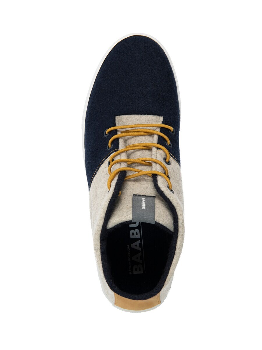 Высокие кеды Baabuk High-Top Sneakers Sky Wooler, цвет beige/blue — фото 4