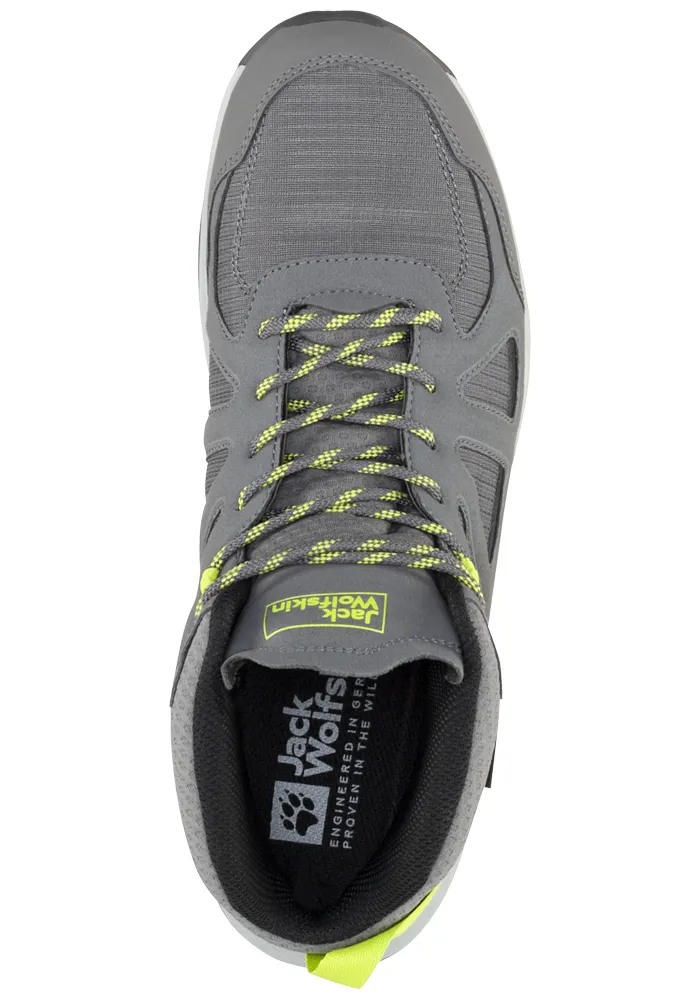 Кроссовки Jack Wolfskin "WOODLAND 2 TEXAPORE MID M", цвет Pebble-Grey — фото 2