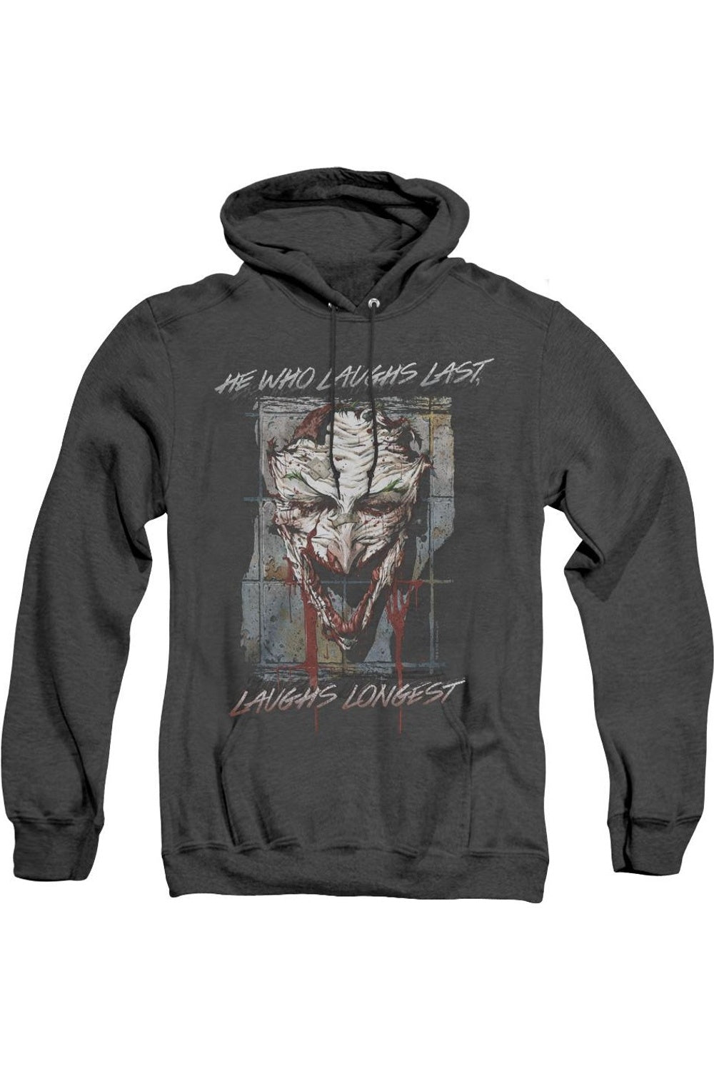 

Batman Just For Laughs Adult Heather Hoodie / Толстовка с капюшоном Gildan, черный
