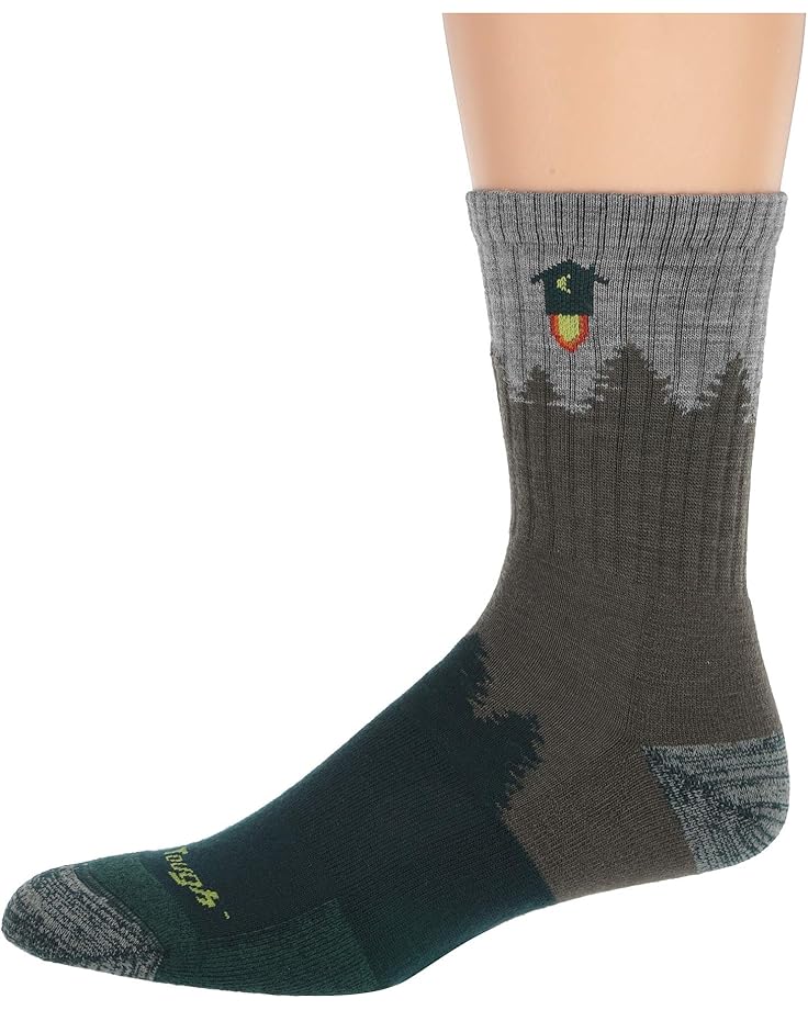 

Носки Darn Tough Vermont Number 2 Micro Crew Cushion, зеленый