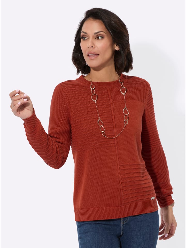 

Свитер с круглым вырезом цвета ржавчины WITT WEIDEN