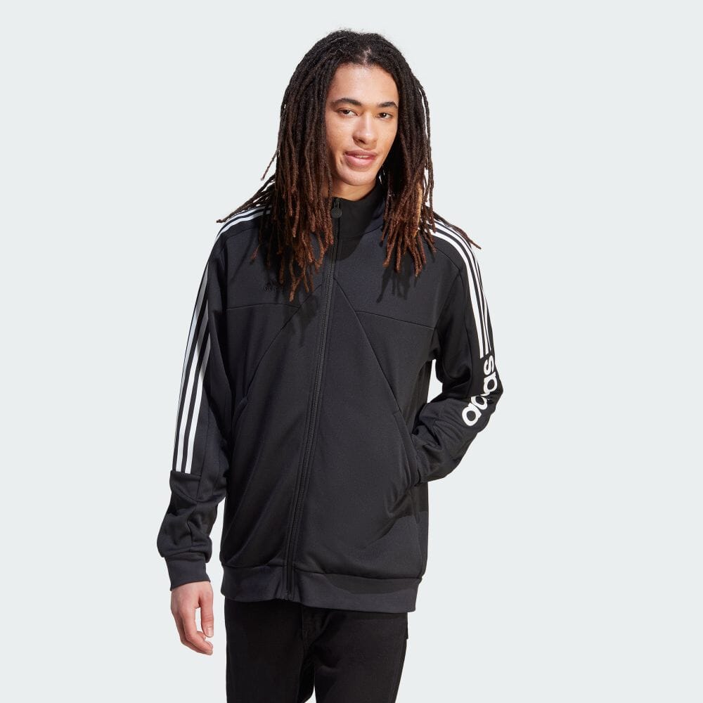 

Джерси Adidas Tilo wordmark track jacket, цвет Black/White