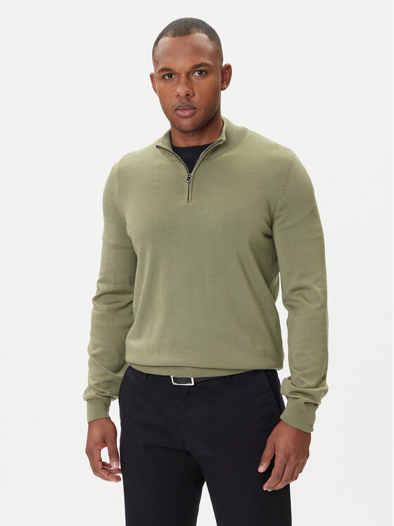 

Свитер regular fit Ebenji 50528300 Boss, зелёный