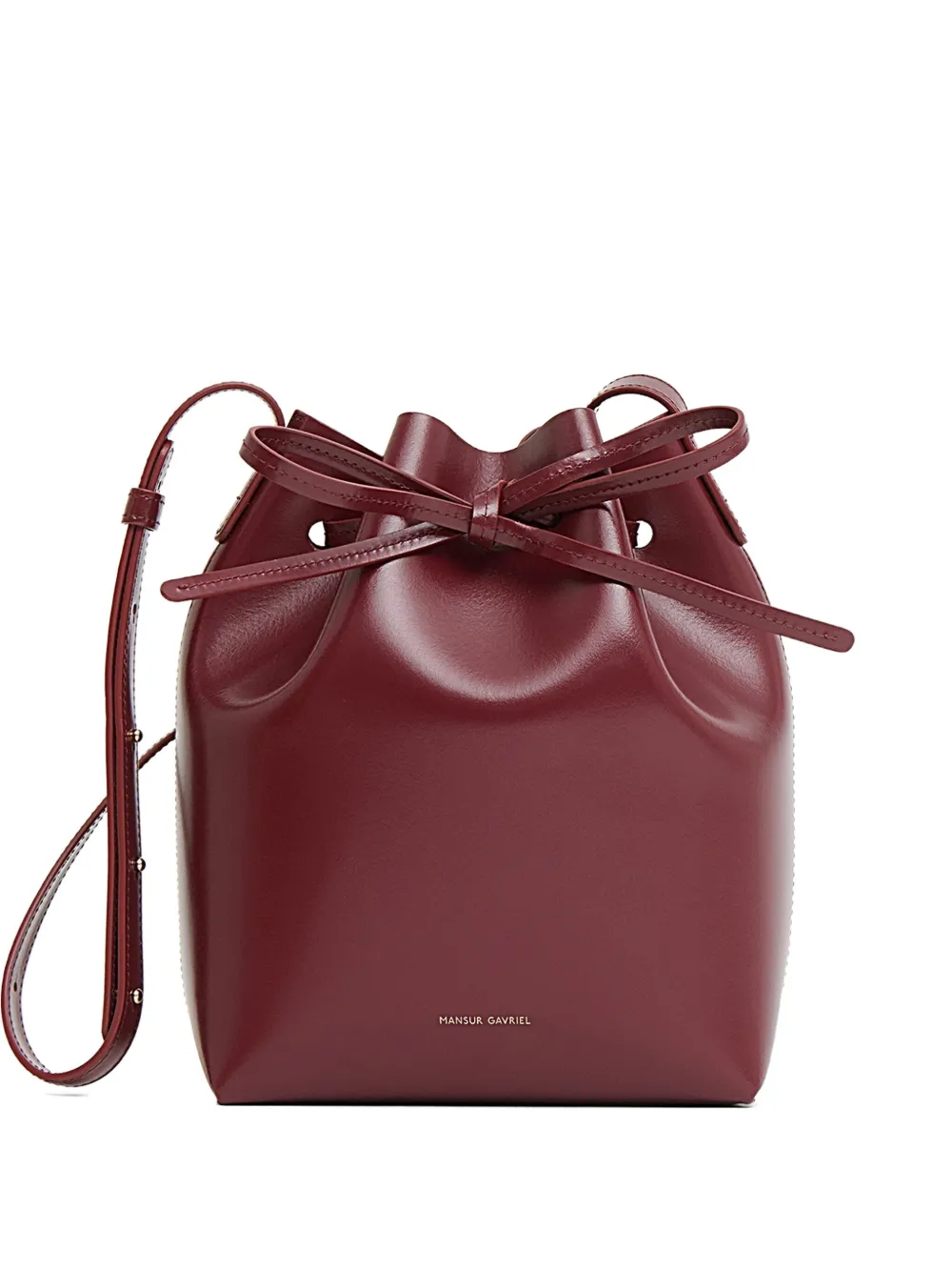 

Сумка-ведро размера мини Mansur Gavriel, красный