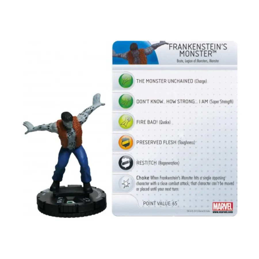 

Монстр Франкенштейна #010, Marvel HeroClix - Amazing Spider-Man - Singles