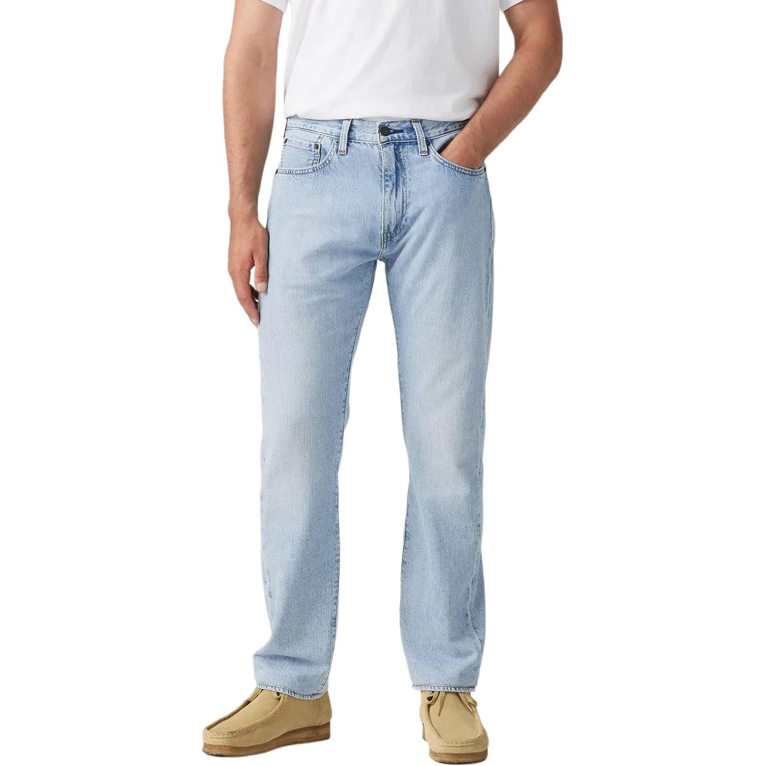 Джинсы Levis Linen+Denim Light Blue — фото 3