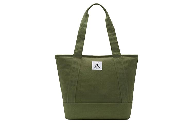 

Сумка-шоппер из ткани, Плечевая сумка унисекс светло-оливковый Jordan