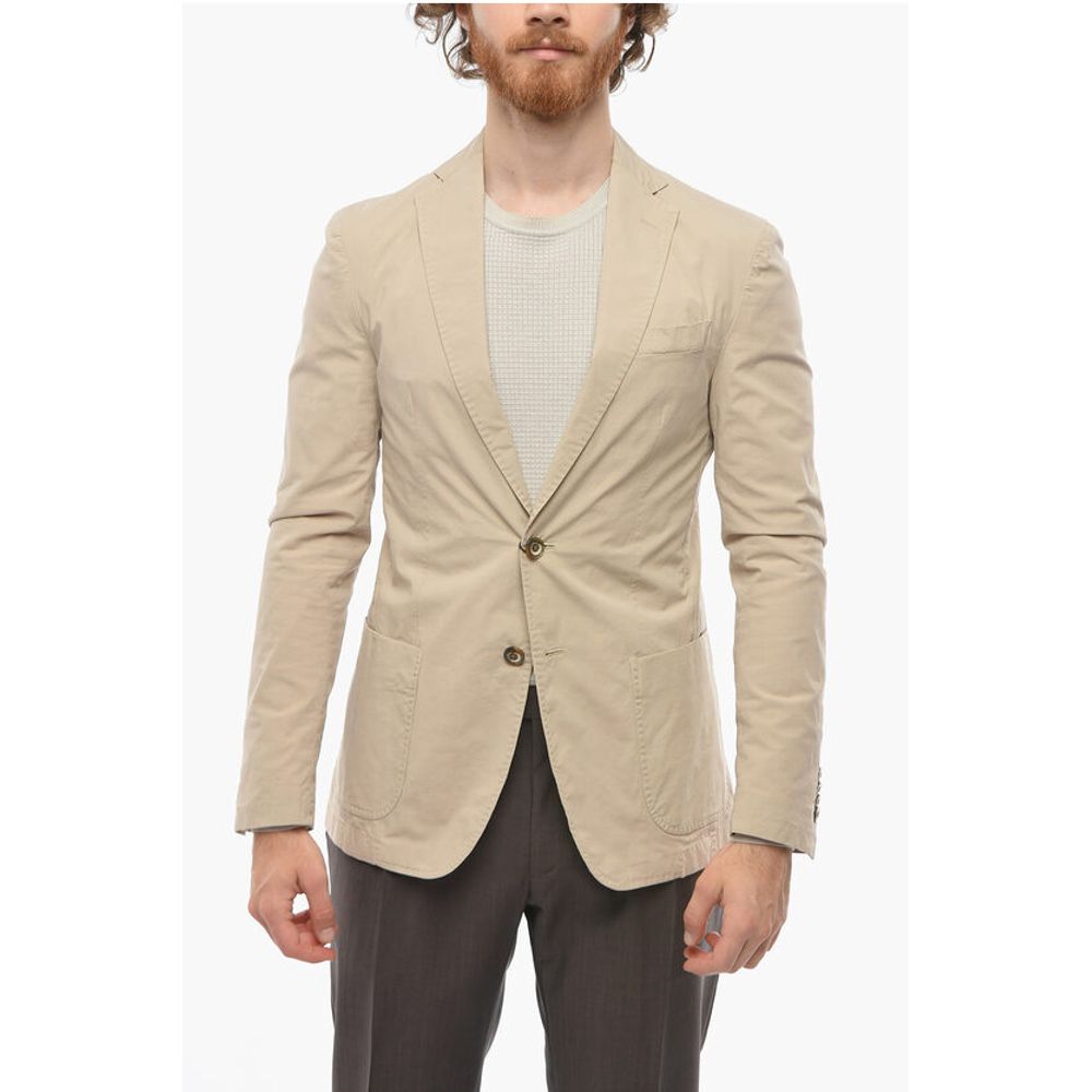 

CC COLLECTION Блейзер на двух пуговицах без подкладки Corneliani, бежевый