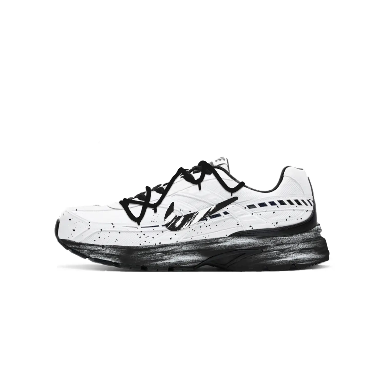 

Nike Кроссовки для бега Initiator с амортизацией, дышащие, с поддержкой, низкие, мужские, белые