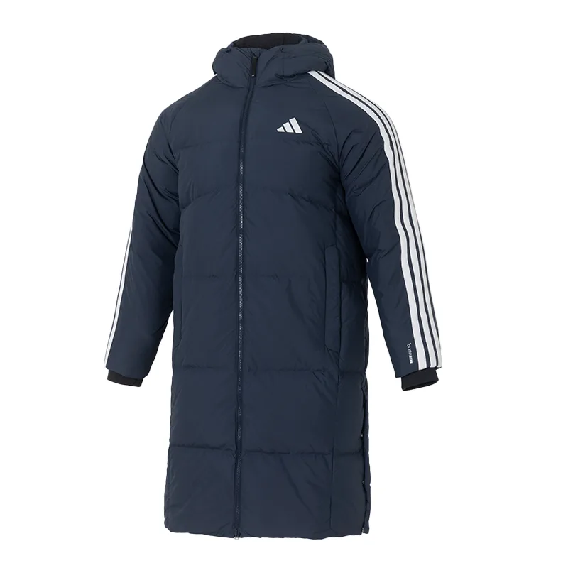 Adidas Куртка пуховая 3S L DOWN JKT синяя мужская — фото 3